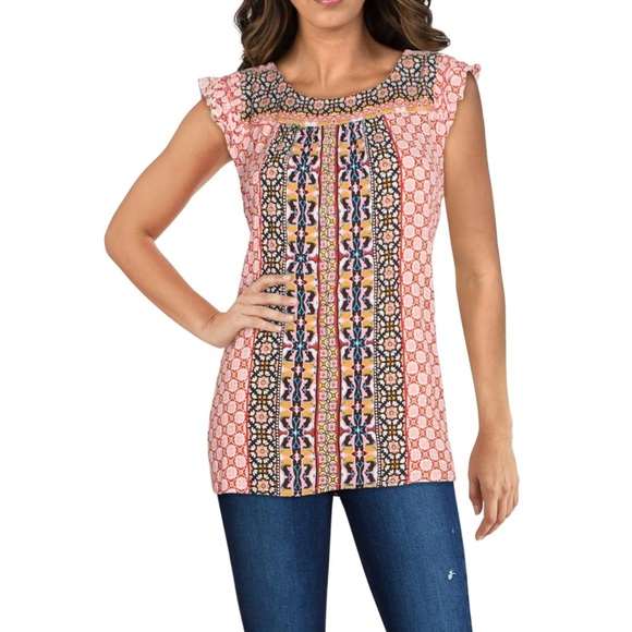 Bila Tops - Bila Boho Flutter Sleeve Top